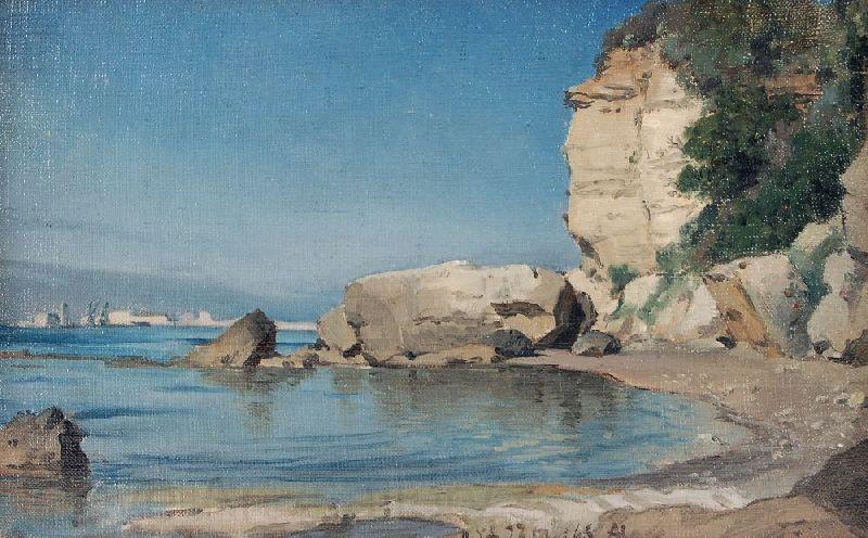 Albert Hertel Italienische Landschaft Norge oil painting art